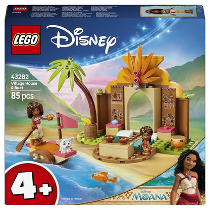 LEGO Disney Moana Village House & Boat Building Toy Set 43282 (149 Pieces)