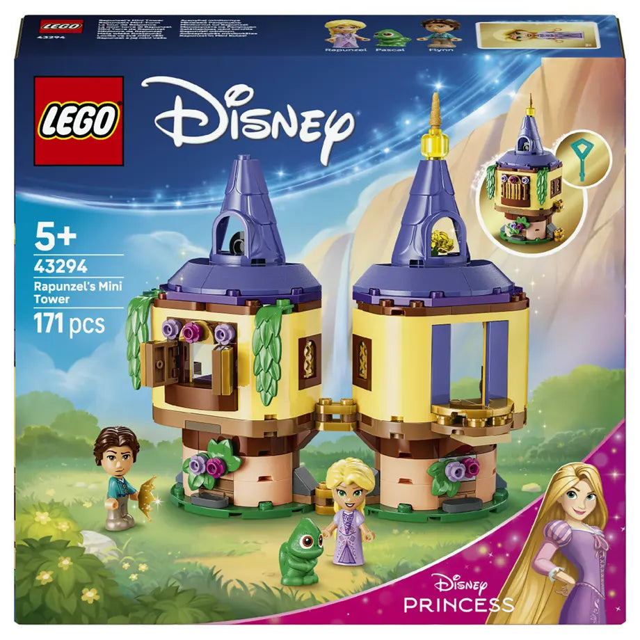 LEGO Disney Princess Rapunzel’s Mini Tower Building Toy Set 43294 (458 Pieces)