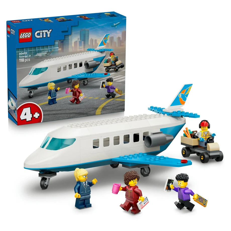 LEGO City Passenger Jet Building Toy Set 60492 (1132 Pieces)