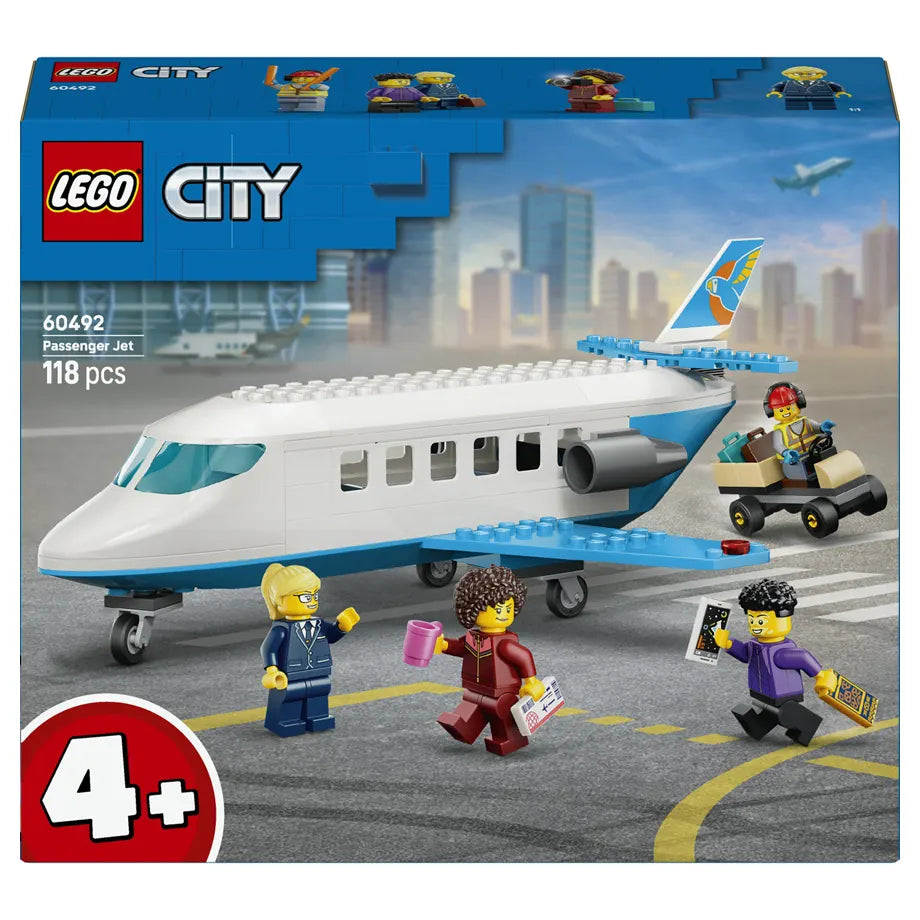 LEGO City Passenger Jet Building Toy Set 60492 (1132 Pieces)