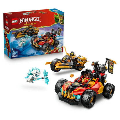 LEGO NINJAGO Kai and Cole’s Combiner Vehicles Building Toy Set 71864 (691 Pieces)