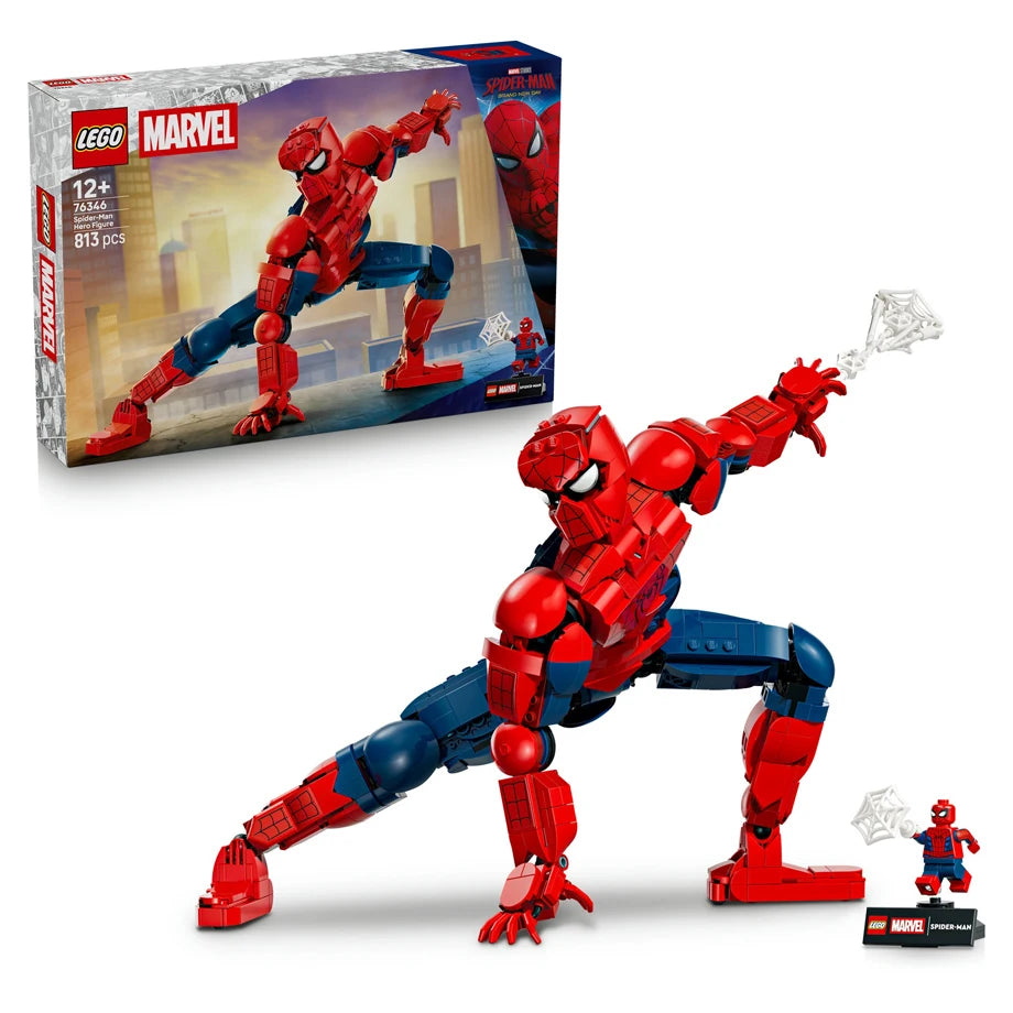 LEGO Marvel Spider-Man Hero Figure Building Toy Set 76346 (367 Pieces)