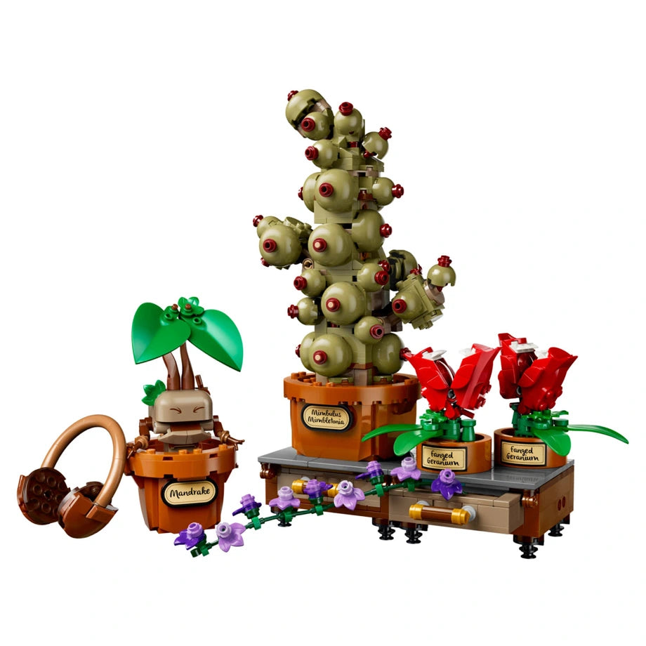 LEGO Harry Potter Hogwarts Herbology Plants Building Toy Set 76474 (244 Pieces)