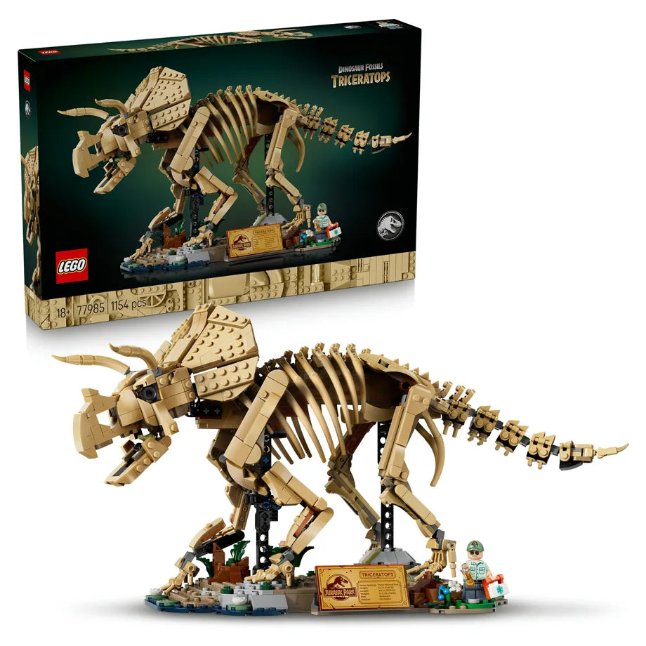 LEGO Jurassic World Dinosaur Fossils: Triceratops Building Toy Set 77985 (Pieces)