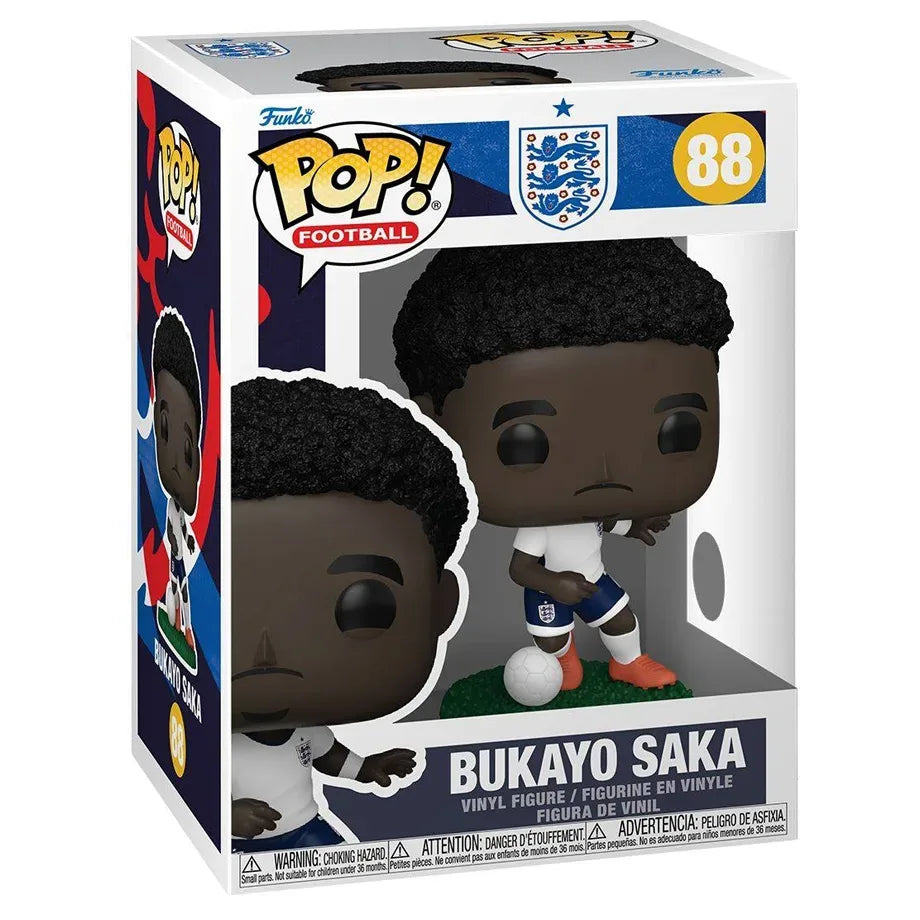 Funko POP! Football England National Team Bukayo Saka Vinyl Figure (10.7 cm)