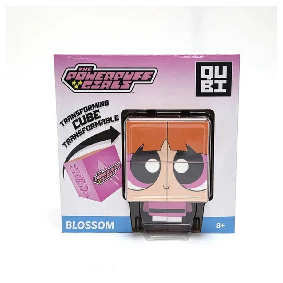 Qubi The Powerpuff Girls Blossom Transforming Cube Figure (14 cm)
