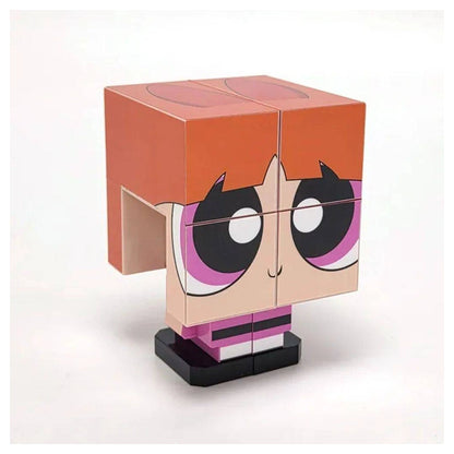 Qubi The Powerpuff Girls Blossom Transforming Cube Figure (14 cm)