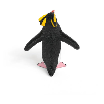 Schleich Wild Life Rockhopper Penguin Figure (4.5 x 2.8 x 5 cm, Black/White/Yellow)