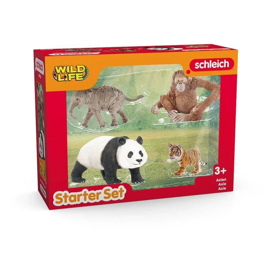 Schleich Wild Life Asia Starter Playset (4 Pieces)