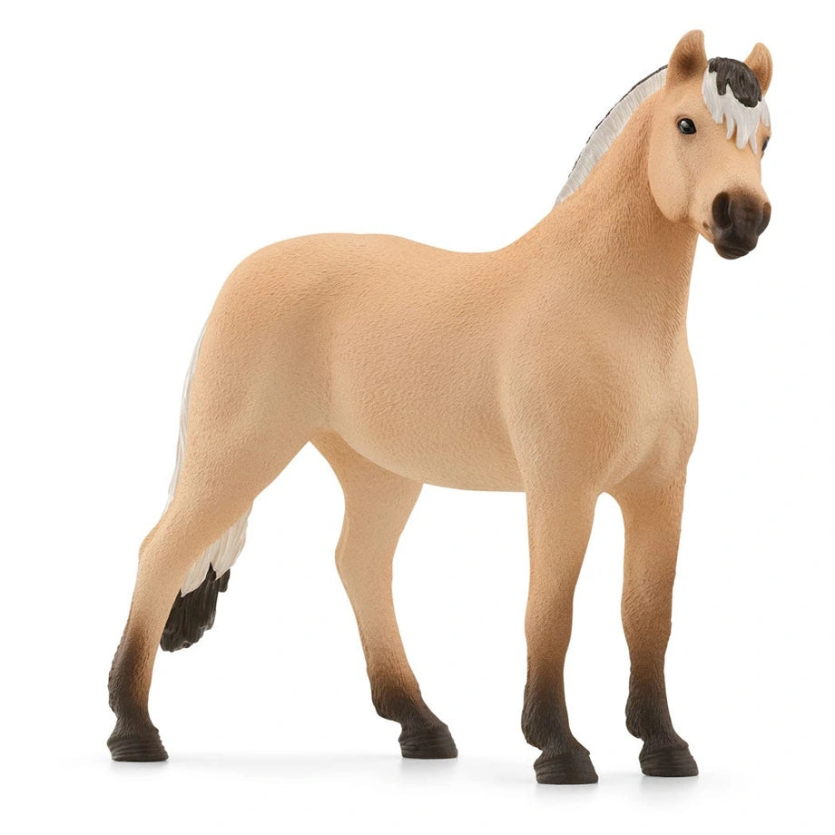 Schleich Horse Club Norwegian Fjord Horse Figure (13.9 x 4 x 11 cm, Cream)
