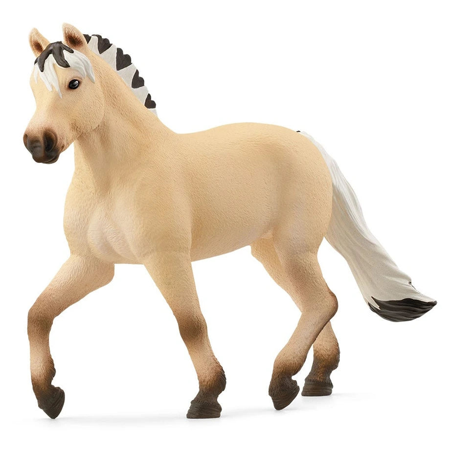 Schleich Horse Club Norwegian Fjord Mare Figure (14 x 4.4 x 10.3 cm, Cream)