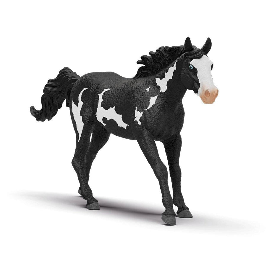 Schleich Horse Club Paint Horse Gelding Figure (17 x 4.5 x 9.8 cm, Black/White)