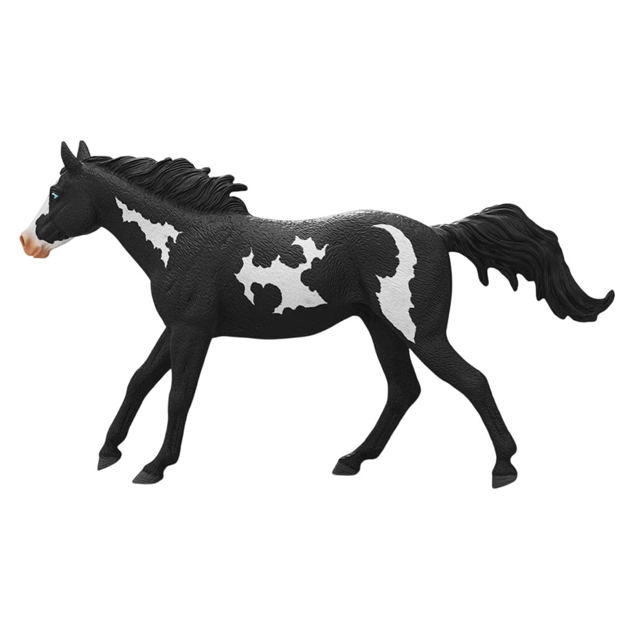 Schleich Horse Club Paint Horse Gelding Figure (17 x 4.5 x 9.8 cm, Black/White)