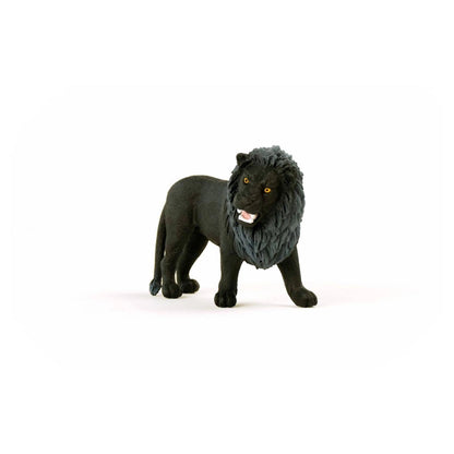 Schleich Wild Life Roaring Lion Figure (Black)