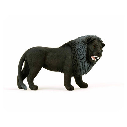 Schleich Wild Life Roaring Lion Figure (Black)