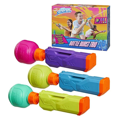 Hasbro NERF Super Soaker Bottle Burst Trio Water Blaster Set