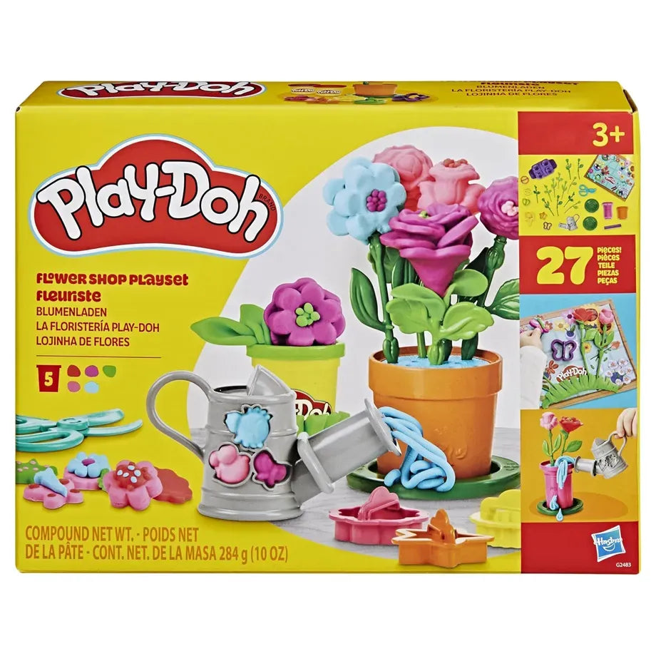Hasbro Play-Doh Flower Shop Playset (284 g, 27 Pieces)