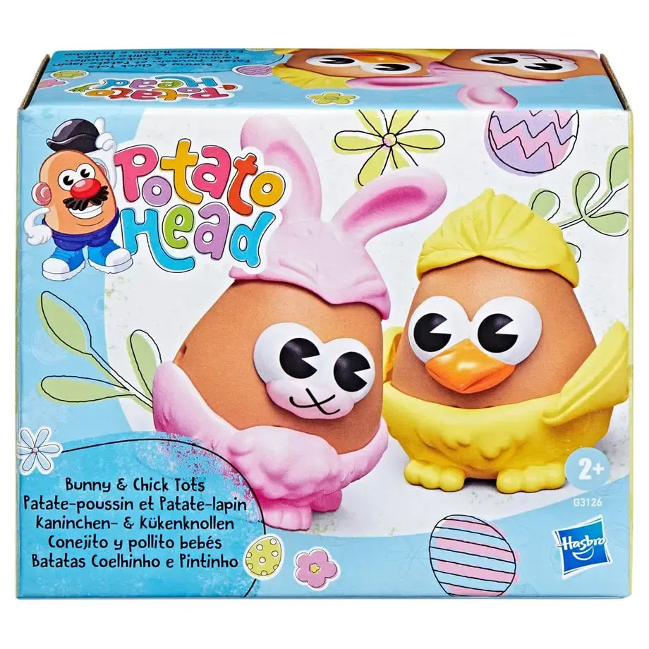 Mr. Potato Head Bunny & Chick Tots Figure Set (7.5 cm, 12 Parts)