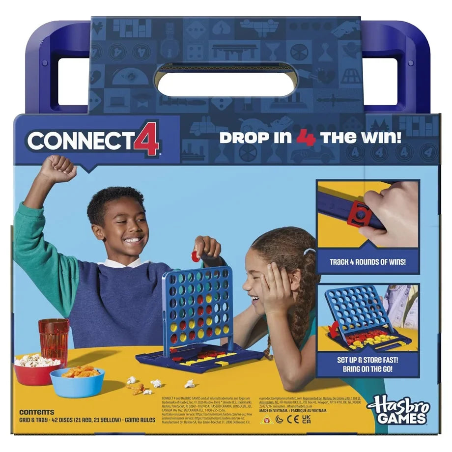 Hasbro Gaming Connect 4 Game (Red/Yellow)