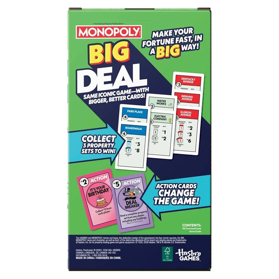 Hasbro Gaming Monopoly Big Deal Game