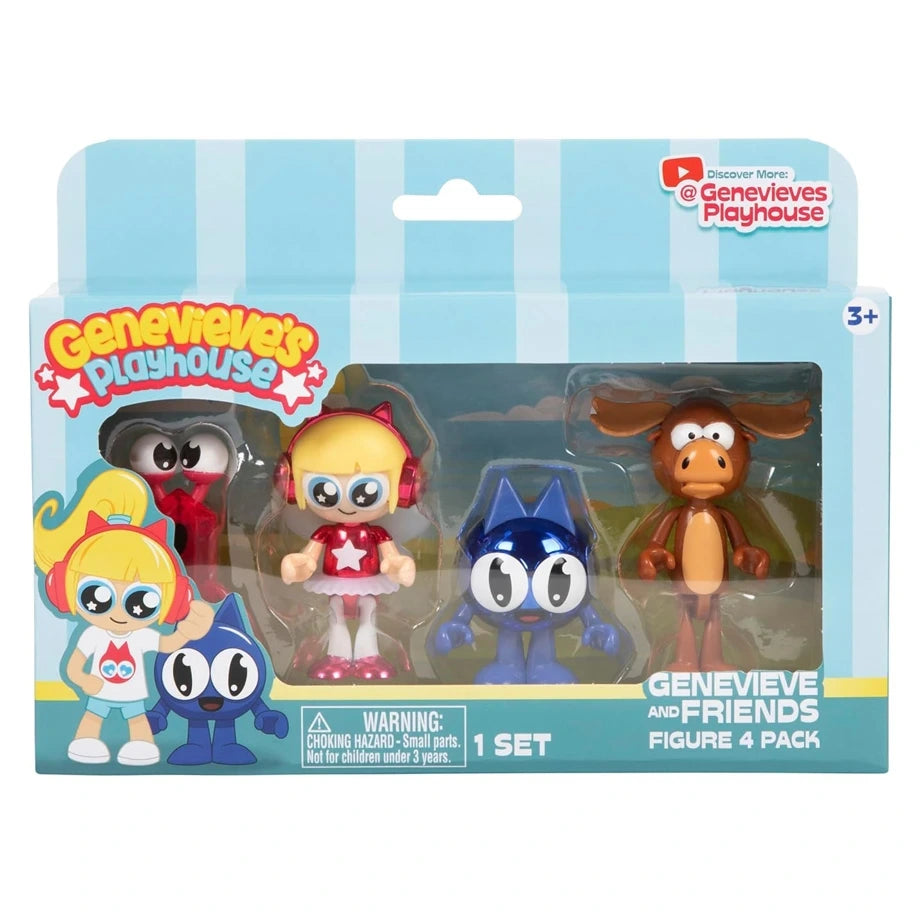 Genevieve's Playhouse Genevieve and Friends Figures Set (Pack of 4)
