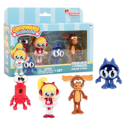 Genevieve's Playhouse Genevieve and Friends Figures Set (Pack of 4)