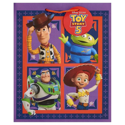 UK Greetings Disney Pixar Toy Story 5 Large Gift Bag (33 x 36.6 cm)