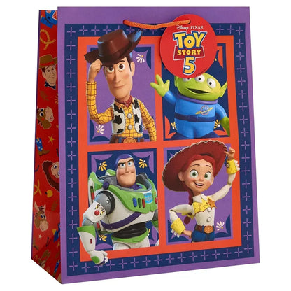 UK Greetings Disney Pixar Toy Story 5 Large Gift Bag (33 x 36.6 cm)