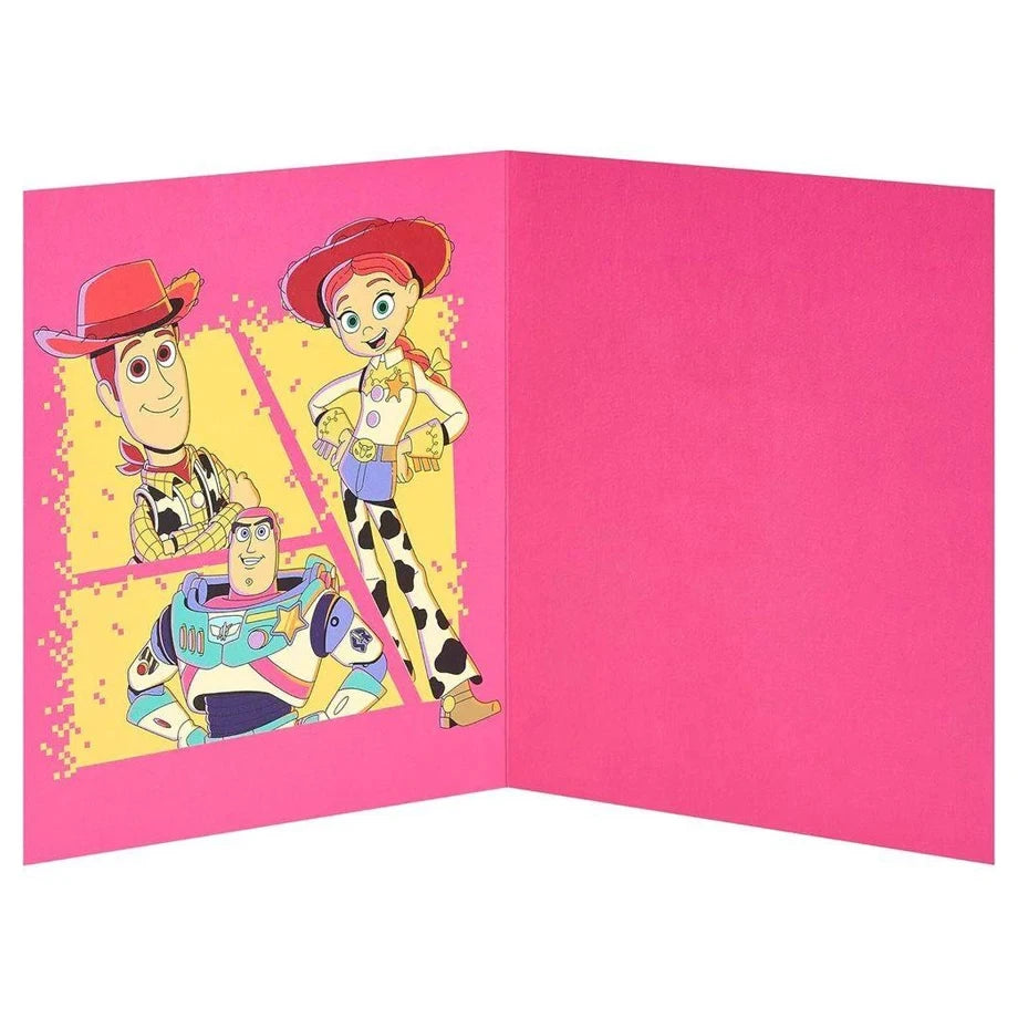 UK Greetings Disney Toy Story 5 Jessie Saddle Up For An Awesome Birthday! Greeting Card (15.9 x 18.4 cm)