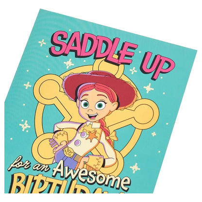 UK Greetings Disney Toy Story 5 Jessie Saddle Up For An Awesome Birthday! Greeting Card (15.9 x 18.4 cm)
