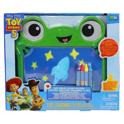 Disney Pixar Toy Story 5 Dry-Erase Glow Lilypad Drawing Board Set