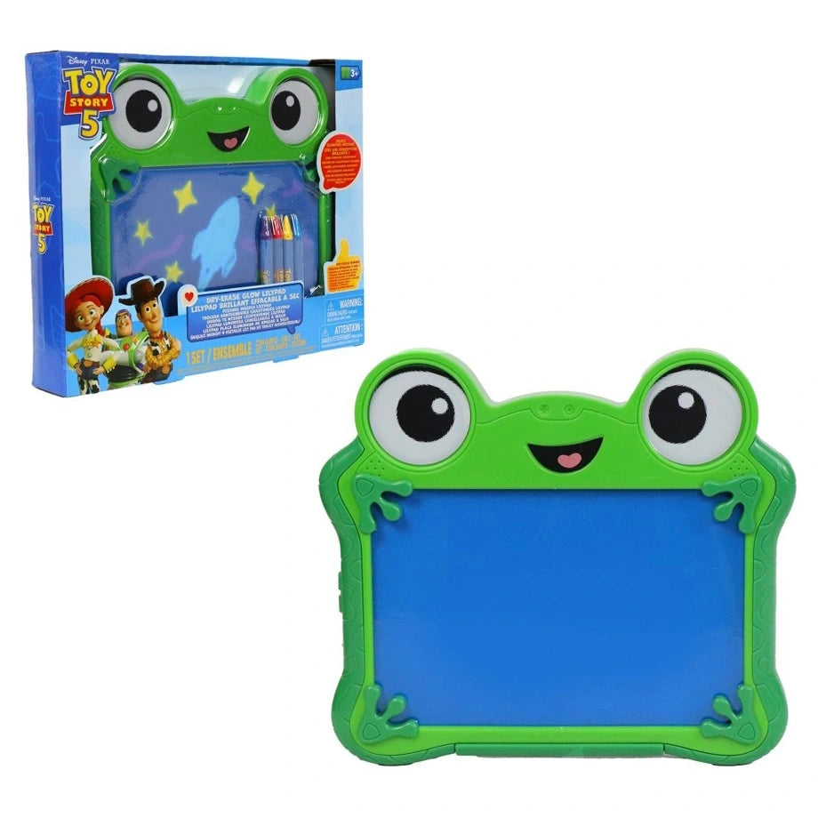 Disney Pixar Toy Story 5 Dry-Erase Glow Lilypad Drawing Board Set