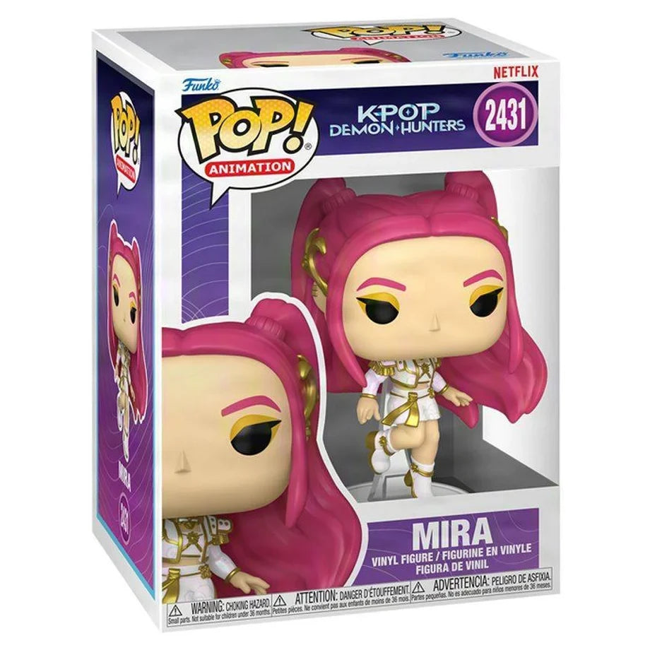 Funko POP! Animation K-POP Demon Hunters Mira (What It Sounds Like) Vinyl Figure (11.2 cm)