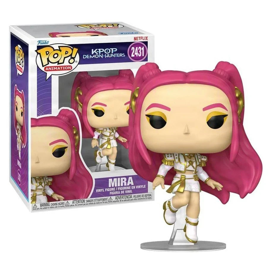 Funko POP! Animation K-POP Demon Hunters Mira (What It Sounds Like) Vinyl Figure (11.2 cm)