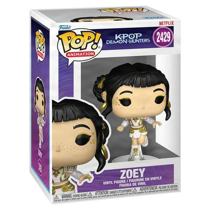 Funko POP! Animation K-POP Demon Hunters Zoey (What It Sounds Like) Vinyl Figure (10.4 cm)