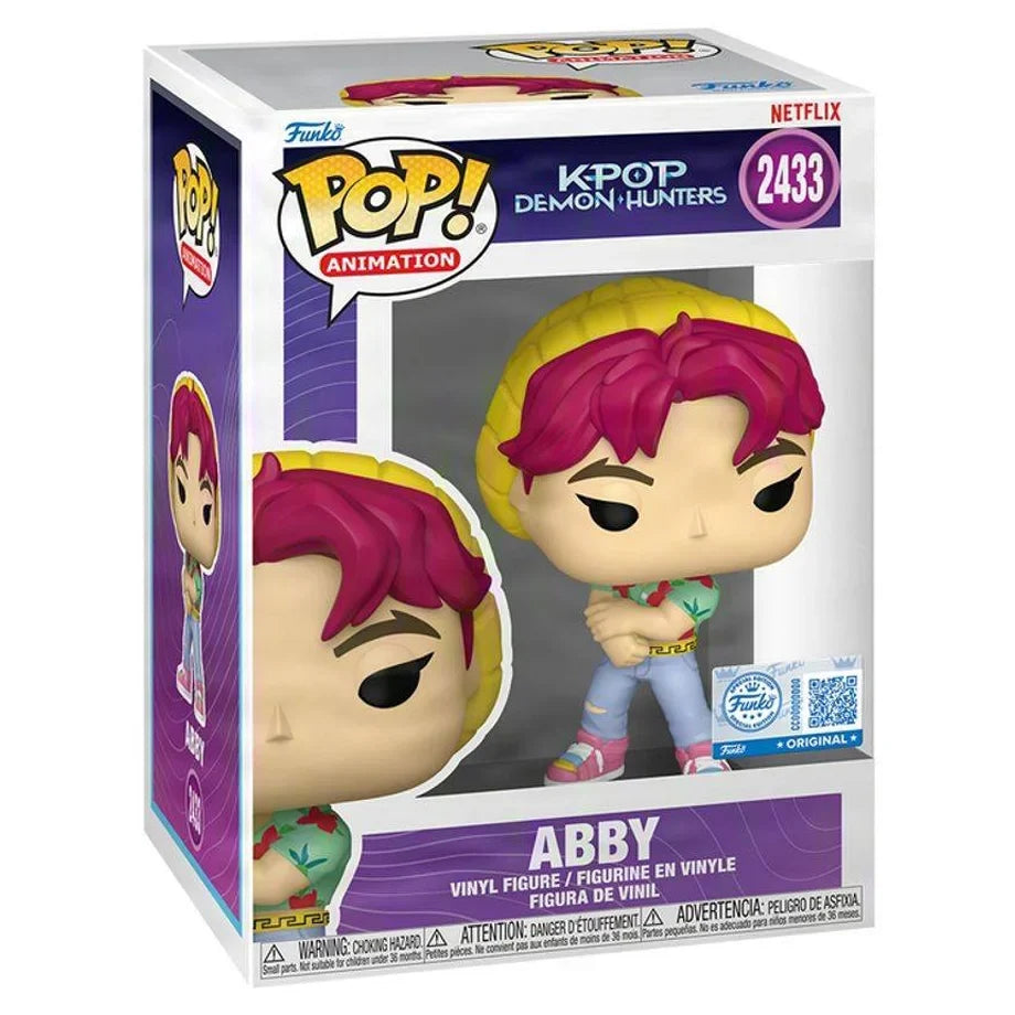 Funko POP! Animation K-POP Demon Hunters Abby (Soda POP) Vinyl Figure (10.4 cm)