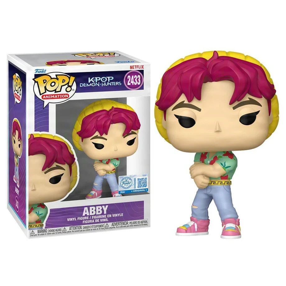 Funko POP! Animation K-POP Demon Hunters Abby (Soda POP) Vinyl Figure (10.4 cm)