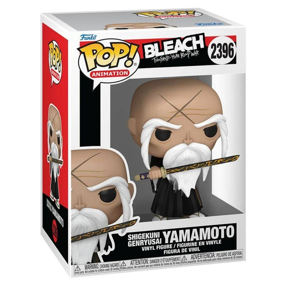 Funko POP! Animation Bleach Thousand-Year Blood War Genryusai Shigekuni Yamamoto Vinyl Figure (9.7 cm)