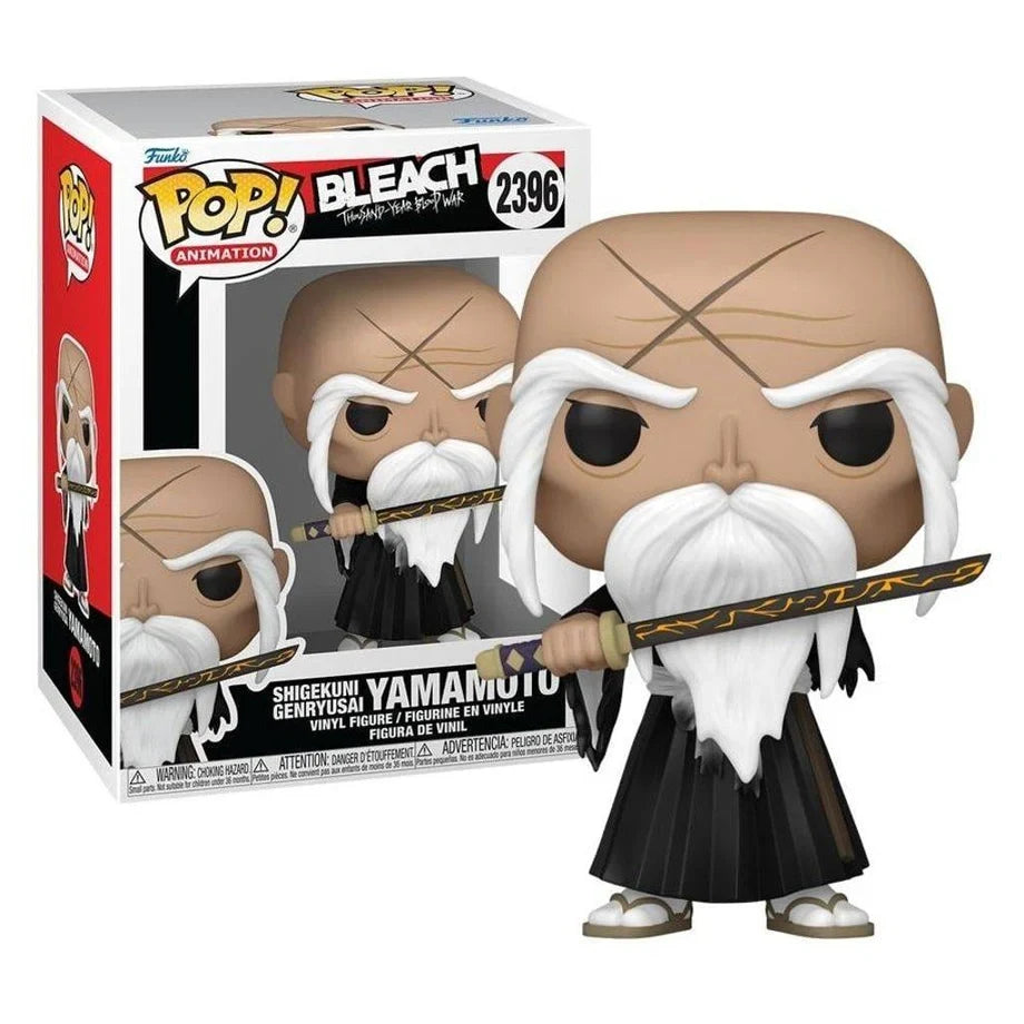 Funko POP! Animation Bleach Thousand-Year Blood War Genryusai Shigekuni Yamamoto Vinyl Figure (9.7 cm)