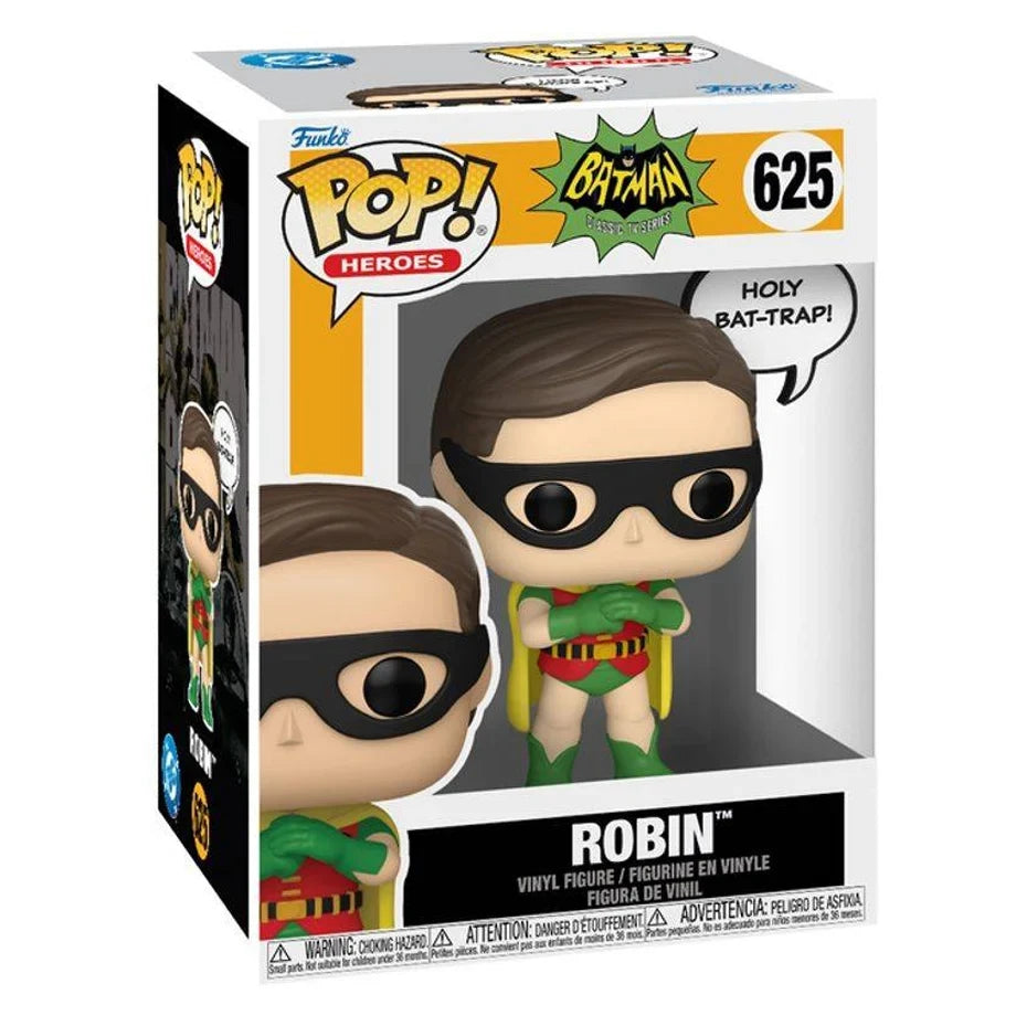 Funko POP! Heroes DC Comics Batman 60th Anniversary Robin (Holy Bat-Trap!) Vinyl Figure (11.2 cm)