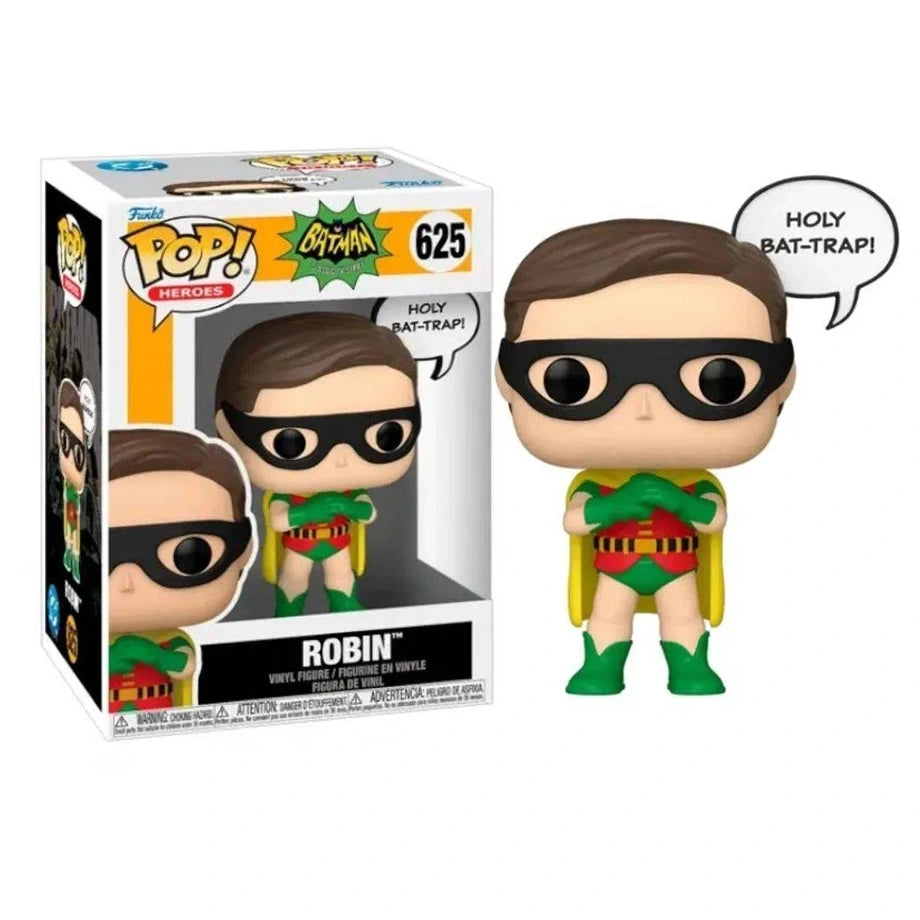 Funko POP! Heroes DC Comics Batman 60th Anniversary Robin (Holy Bat-Trap!) Vinyl Figure (11.2 cm)