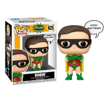 Funko POP! Heroes DC Comics Batman 60th Anniversary Robin (Holy Bat-Trap!) Vinyl Figure (11.2 cm)