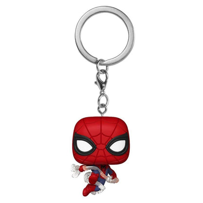 Funko Pocket POP! Marvel Spider-Man Brand New Day Spider-Man Vinyl Bobblehead Keychain (10.2 cm)
