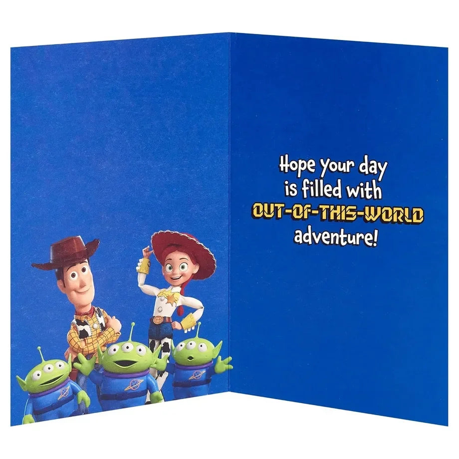 UK Greetings Disney Pixar Toy Story 5 Amazing Son Happy Birthday Greeting Card (14.9 x 22.9 cm)