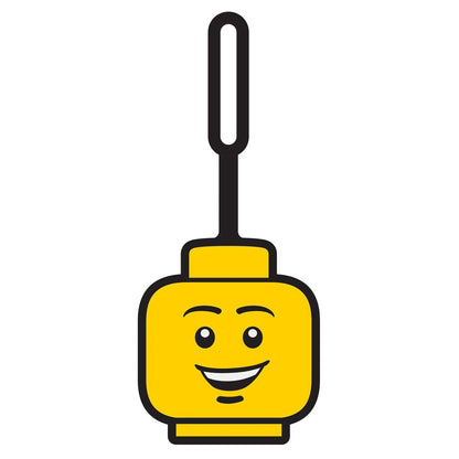 LEGO Minifigures Boy Face Bag Tag (7.5 cm, Yellow)