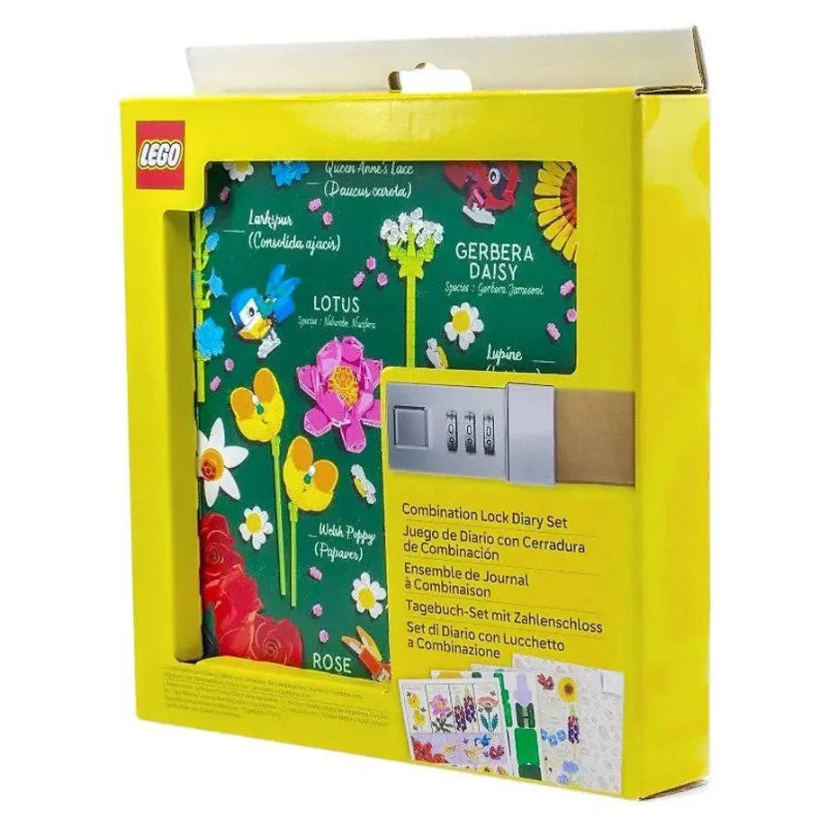 LEGO Botanicals Combination Lock Journal Box Set (20.32 x 20.32 cm)