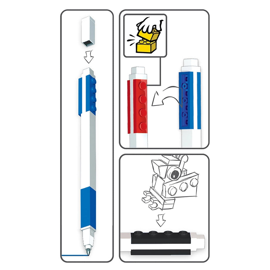 LEGO Gel Pen Set (3 Pieces)