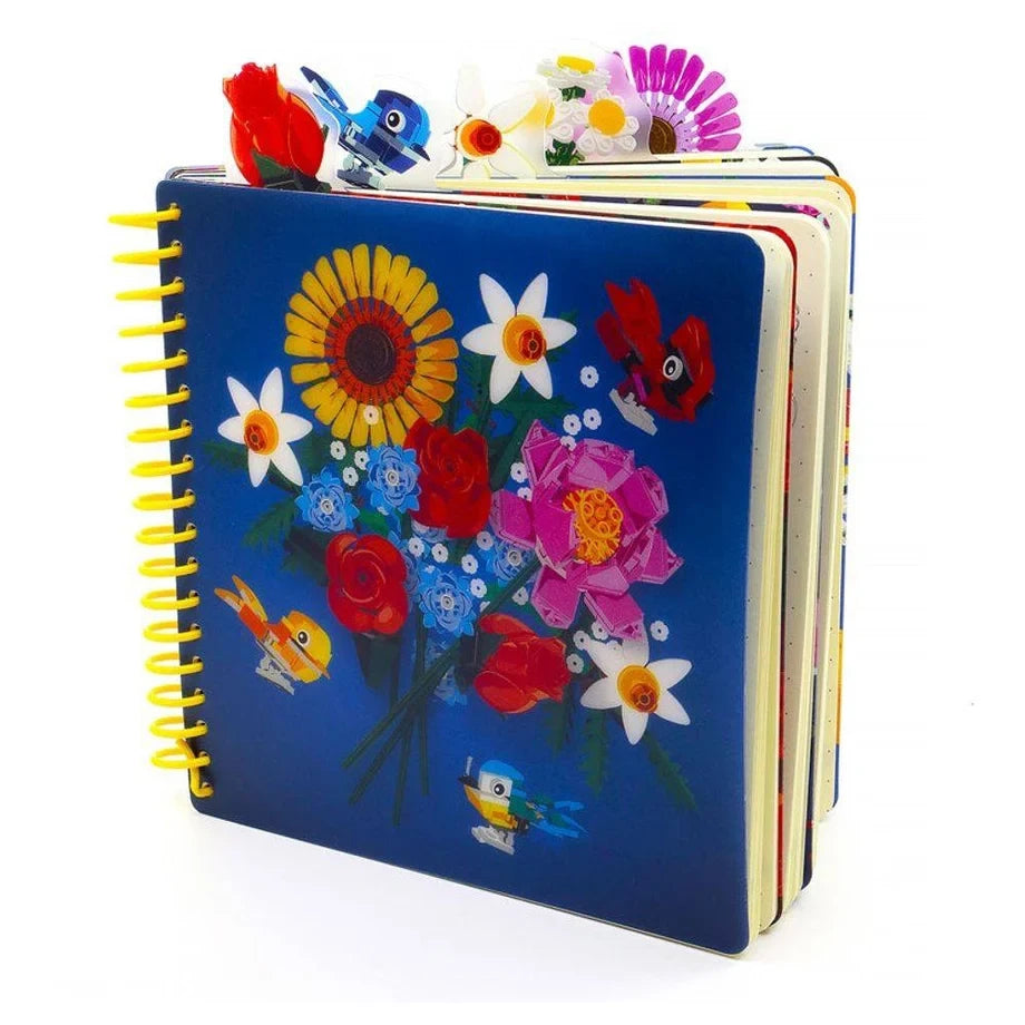 LEGO ICON Botanicals Tab Spiral Notebook (192 Pages, Hardcover)