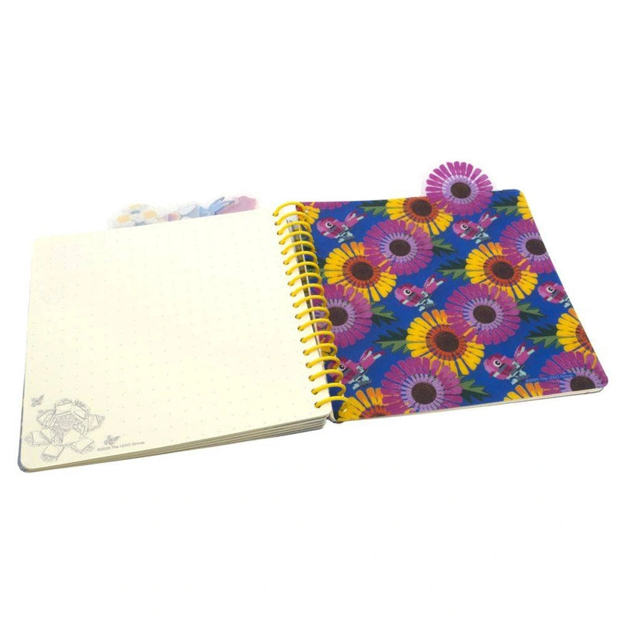 LEGO ICON Botanicals Tab Spiral Notebook (192 Pages, Hardcover)