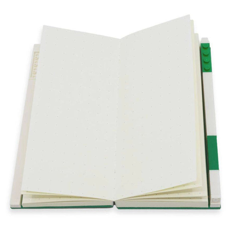 LEGO Locking Notebook with Gel Pen (Green)